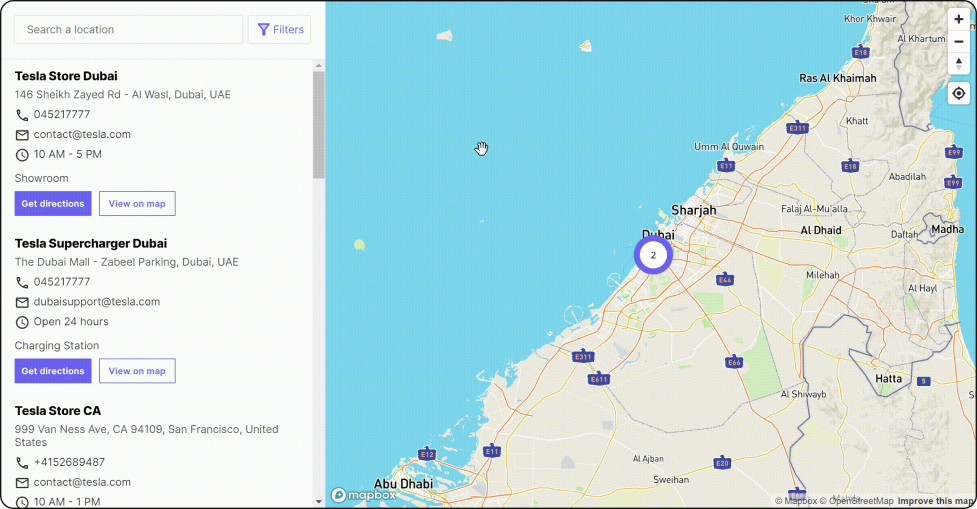 store locator map